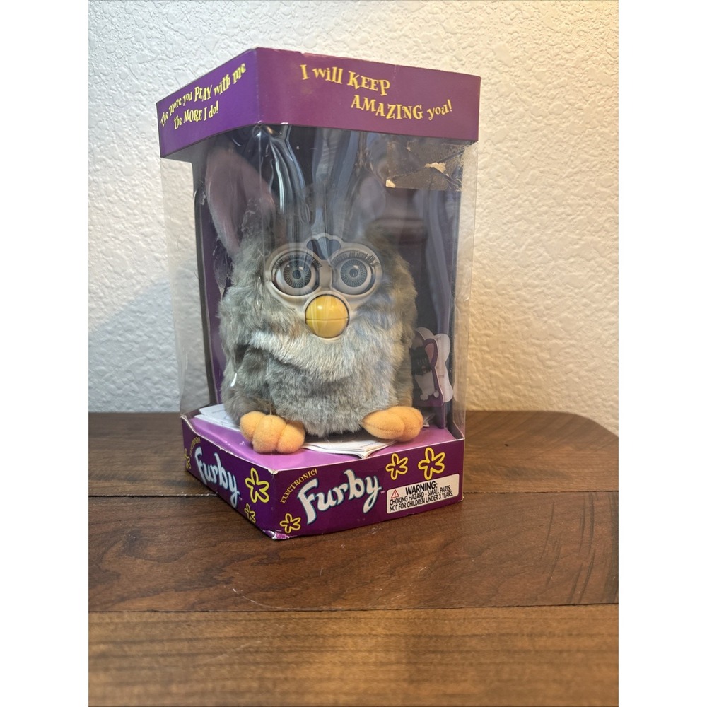 Tiger Furby 70-800 Electronic Interactive Toy new in box vintage furby